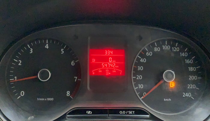 2014 Volkswagen Polo COMFORTLINE 1.2L, Petrol, Manual, 54,742 km, Odometer Image