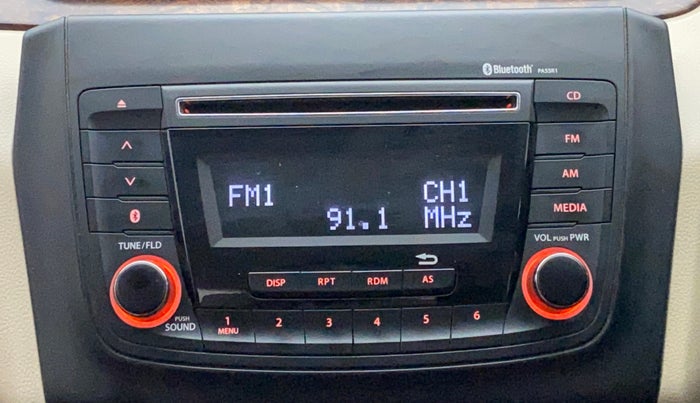 2018 Maruti Dzire VXI, Petrol, Manual, 38,445 km, Infotainment System