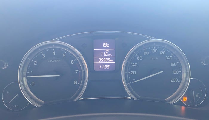 2016 Maruti Ciaz ZXI+, Petrol, Manual, 35,951 km, Odometer Image