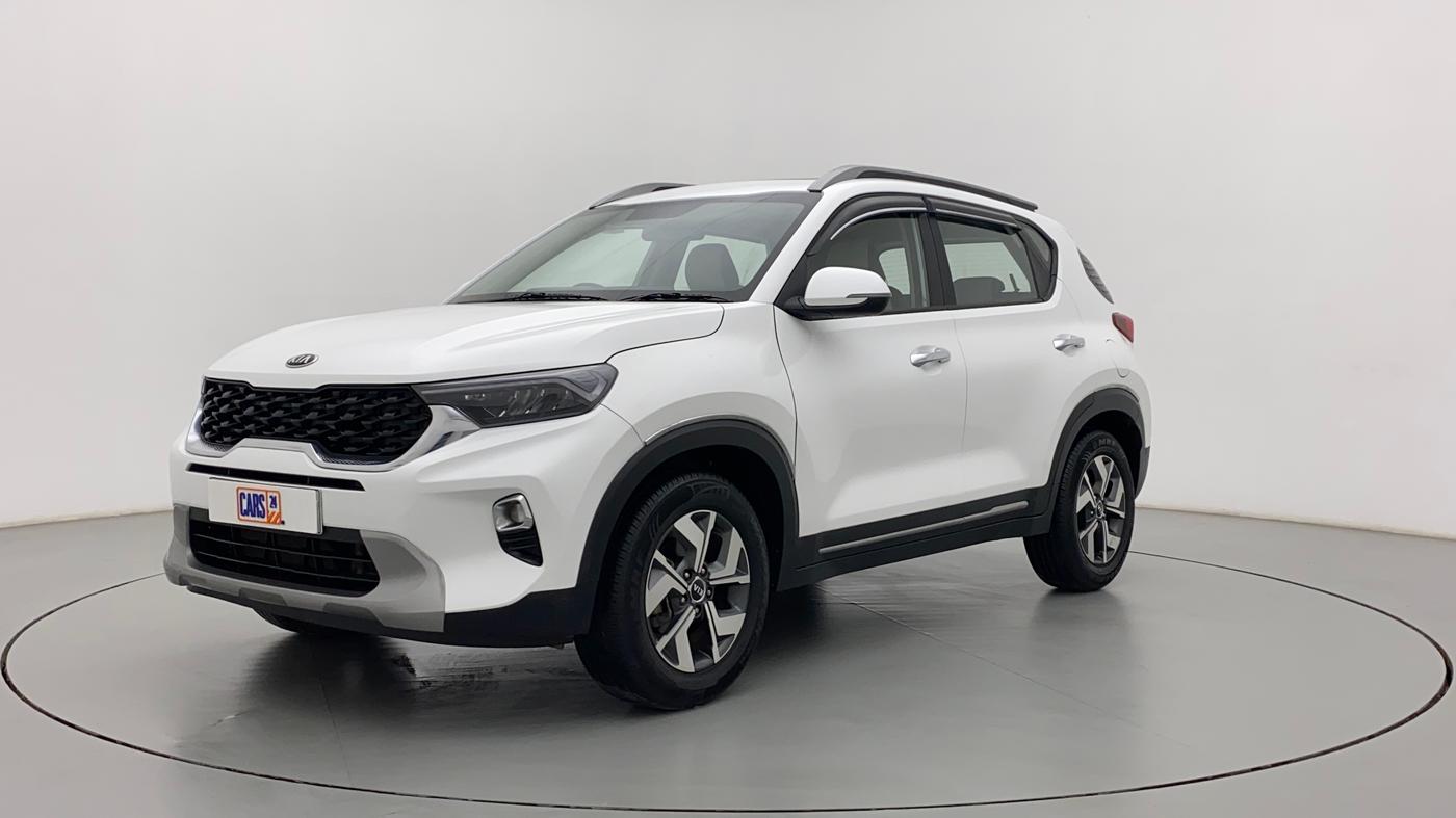 2021 KIA SONET HTX PLUS 1.5, Diesel, Manual, 28,073 km, Left Front Diagonal