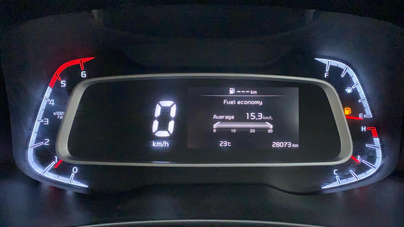 2021 KIA SONET HTX PLUS 1.5, Diesel, Manual, 28,073 km, Odometer Image