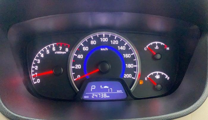 2018 Hyundai Grand i10 SPORTZ (O) AT 1.2 KAPPA VTVT, Petrol, Automatic, 24,691 km, Odometer Image
