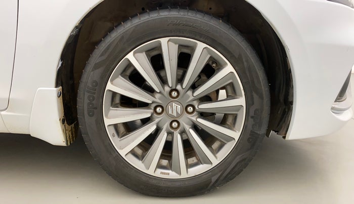 2018 Maruti Ciaz ALPHA DIESEL 1.3, Diesel, Manual, 1,03,357 km, Right Front Wheel