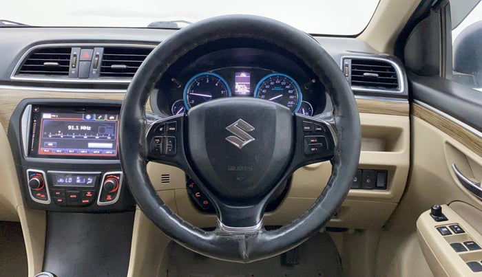 2018 Maruti Ciaz ALPHA DIESEL 1.3, Diesel, Manual, 1,03,357 km, Steering Wheel Close Up