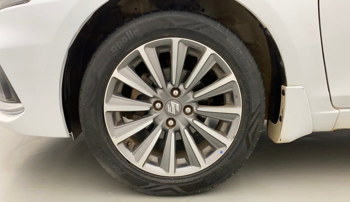 2018 Maruti Ciaz ALPHA DIESEL 1.3, Diesel, Manual, 1,03,357 km, Left Front Wheel