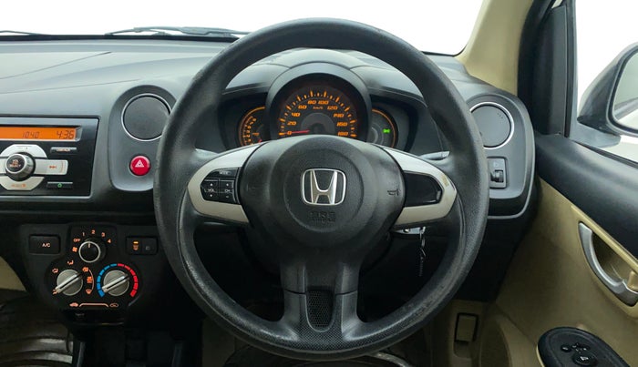 2014 Honda Amaze 1.2 VXMT I VTEC, Petrol, Manual, 72,478 km, Steering Wheel Close Up