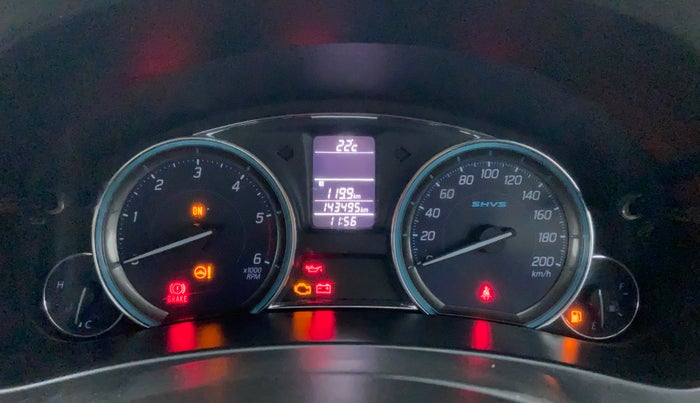 2016 Maruti Ciaz ZDI SHVS HYBIRD, Diesel, Manual, 1,43,966 km, Odometer View