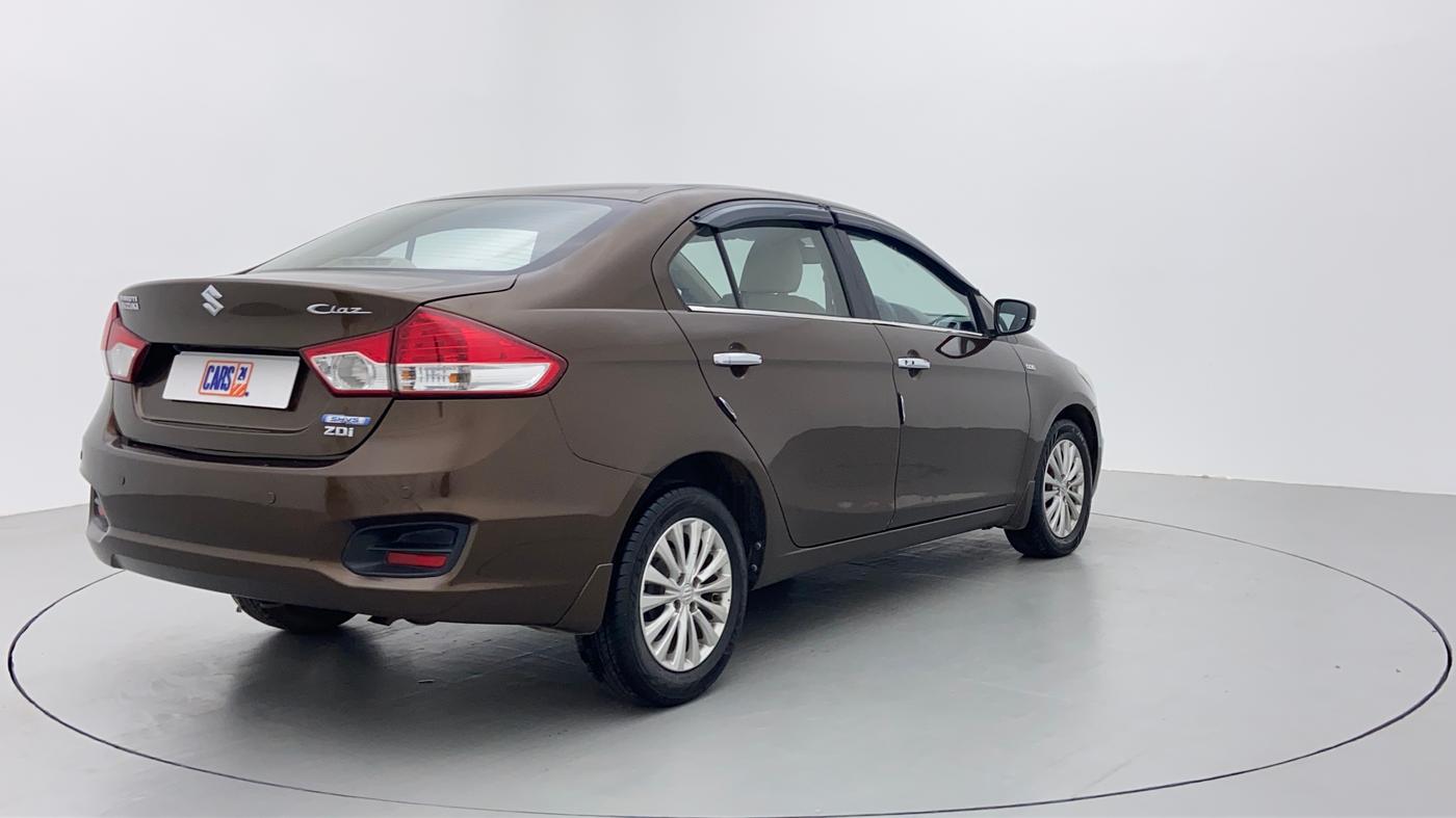 2016 Maruti Ciaz ZDI SHVS HYBIRD, Diesel, Manual, 1,43,966 km, Right Back Diagonal (45- Degree) View