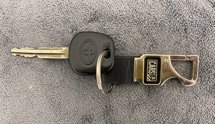 2012 Toyota Etios G, Petrol, Manual, 60,372 km, Key Close Up