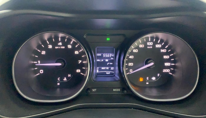 2018 Tata NEXON XZ PLUS PETROL, Petrol, Manual, 55,652 km, Odometer Image