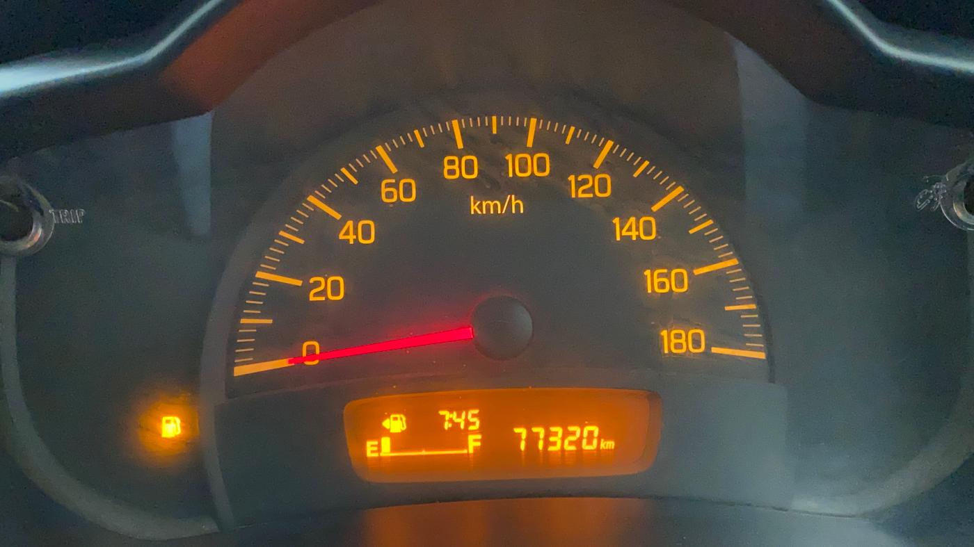 2016 Maruti Celerio VXI, Petrol, Manual, 77,370 km, Odometer Image