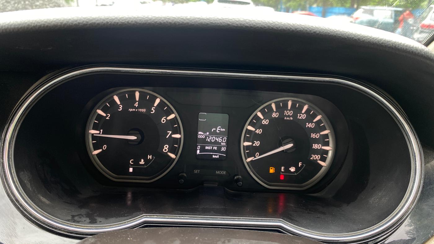 2015 Tata Zest XT PETROL, Petrol, Manual, 1,20,459 km, Odometer Image