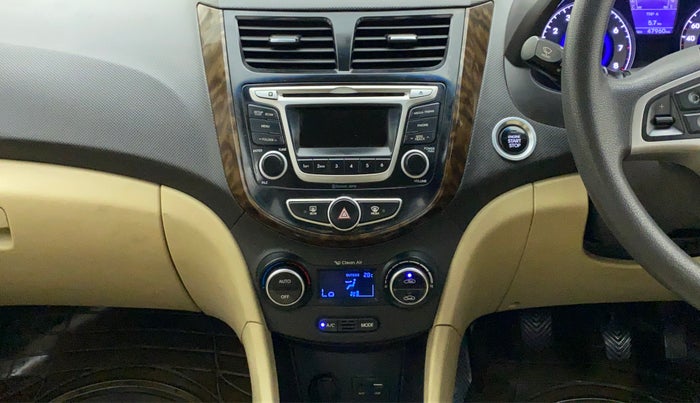 2015 Hyundai Verna FLUIDIC 4S 1.6 VTVT S(O), Petrol, Manual, 47,960 km, Air Conditioner