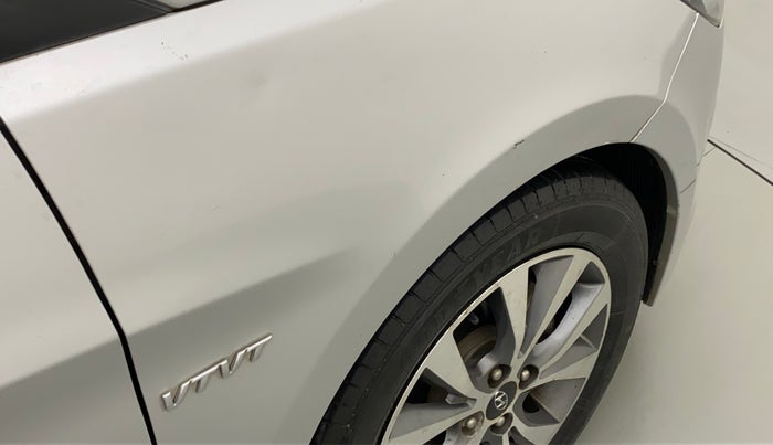 2015 Hyundai Verna FLUIDIC 4S 1.6 VTVT S(O), Petrol, Manual, 47,960 km, Right fender - Slightly dented