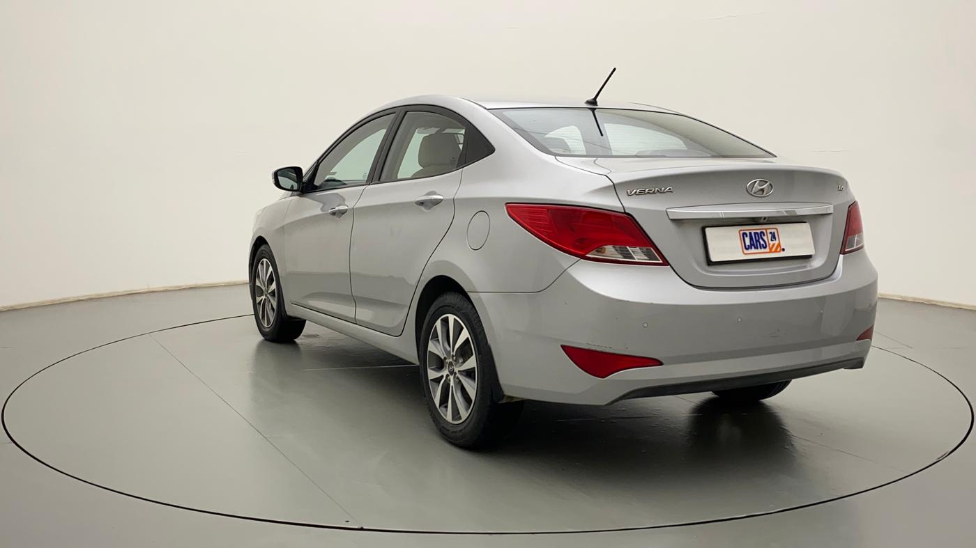 2015 Hyundai Verna FLUIDIC 4S 1.6 VTVT S(O), Petrol, Manual, 47,960 km, Left Back Diagonal