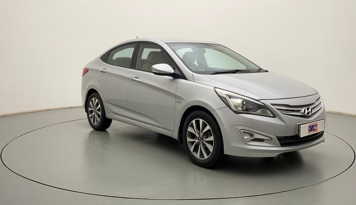 2015 Hyundai Verna FLUIDIC 4S 1.6 VTVT S(O), Petrol, Manual, 47,960 km, Right Front Diagonal