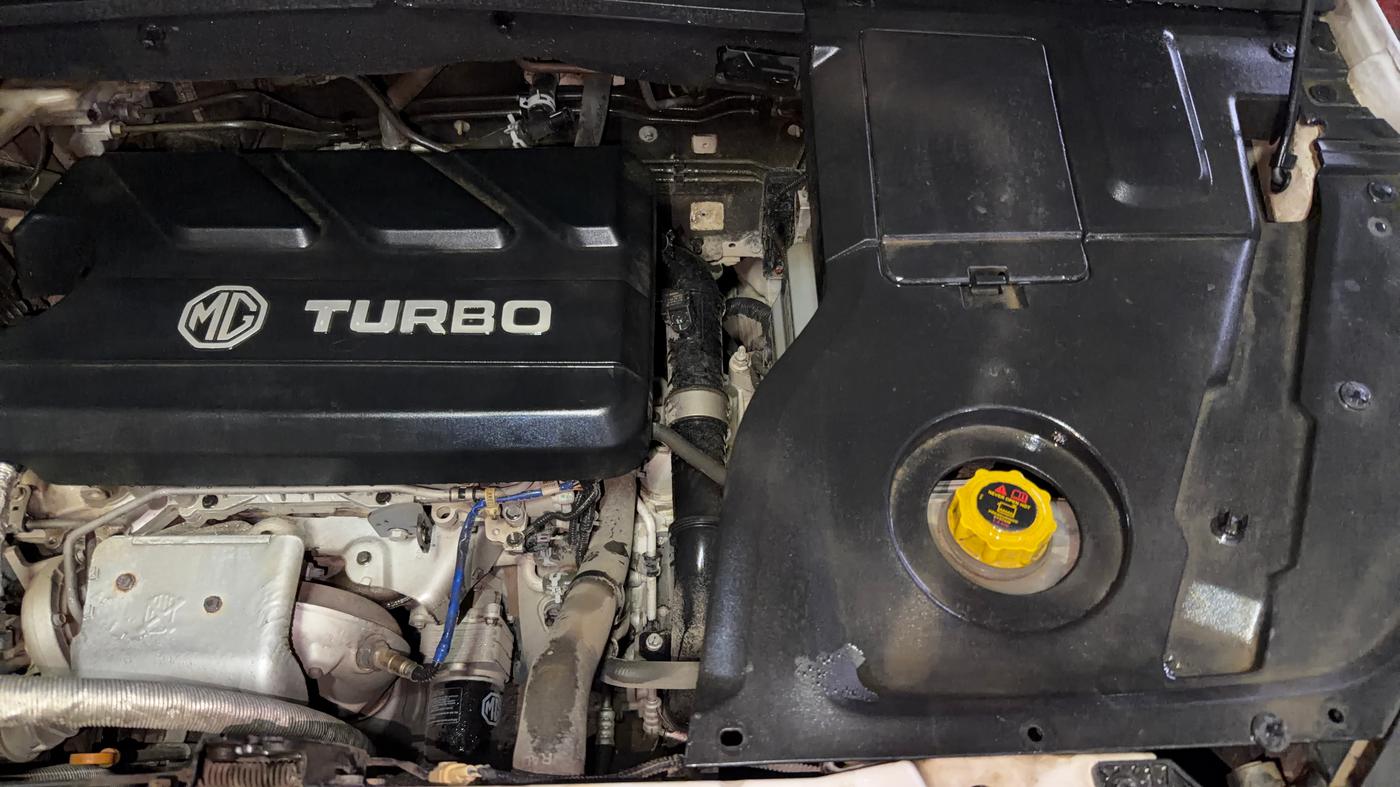 2020 MG HECTOR PLUS Sharp Pro 1.5 Turbo Petrol CVT 6 STR, Petrol, Automatic, 85,004 km, Engine View - Left