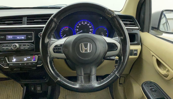 2017 Honda Amaze 1.2L I-VTEC S, CNG, Manual, 76,771 km, Steering Wheel Close Up