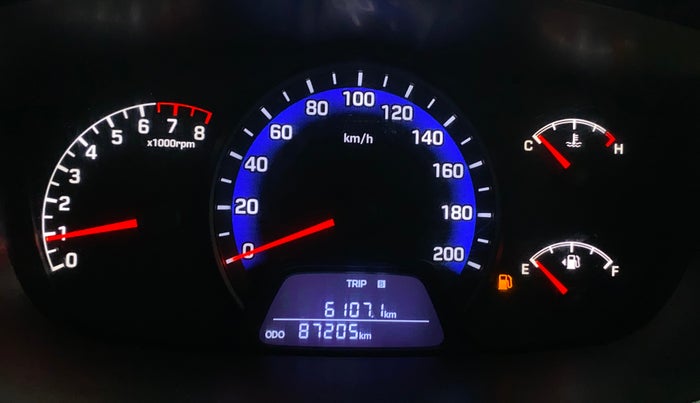 2019 Hyundai Xcent S 1.2, Petrol, Manual, 87,269 km, Odometer Image