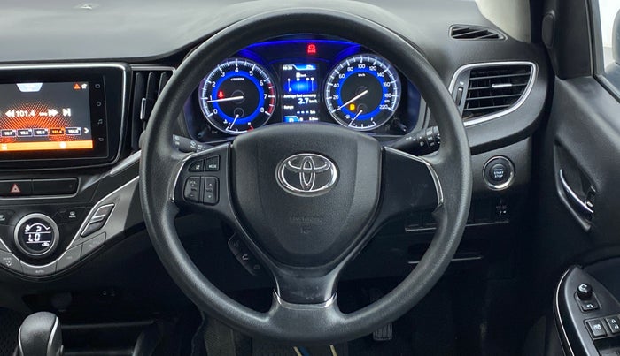 2021 Toyota Glanza G CVT, Petrol, Automatic, 9,121 km, Steering Wheel Close Up