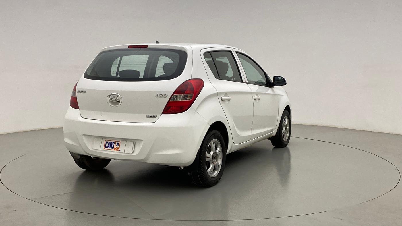 2011 Hyundai i20 SPORTZ 1.2 O, Petrol, Manual, 58,669 km, Right Back Diagonal