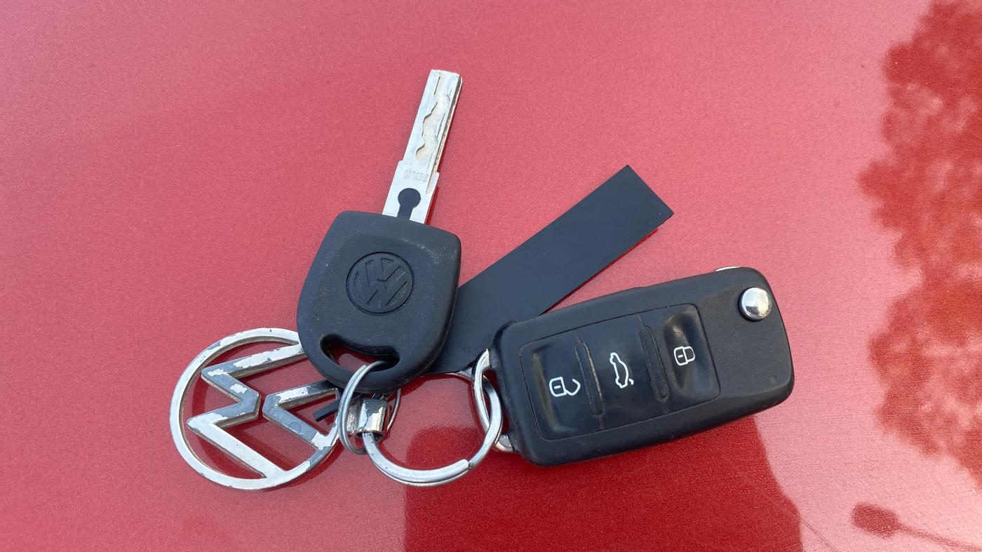 2021 Volkswagen Polo COMFORTLINE 1.0L TSI AT, Petrol, Automatic, 60,826 km, Key Close Up