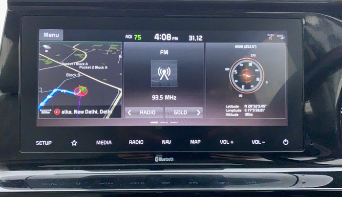 2021 KIA SELTOS HTX 1.5 DIESEL, Diesel, Manual, 60,147 km, Infotainment System