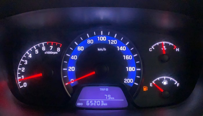2015 Hyundai Xcent S 1.2, Petrol, Manual, 65,269 km, Odometer Image