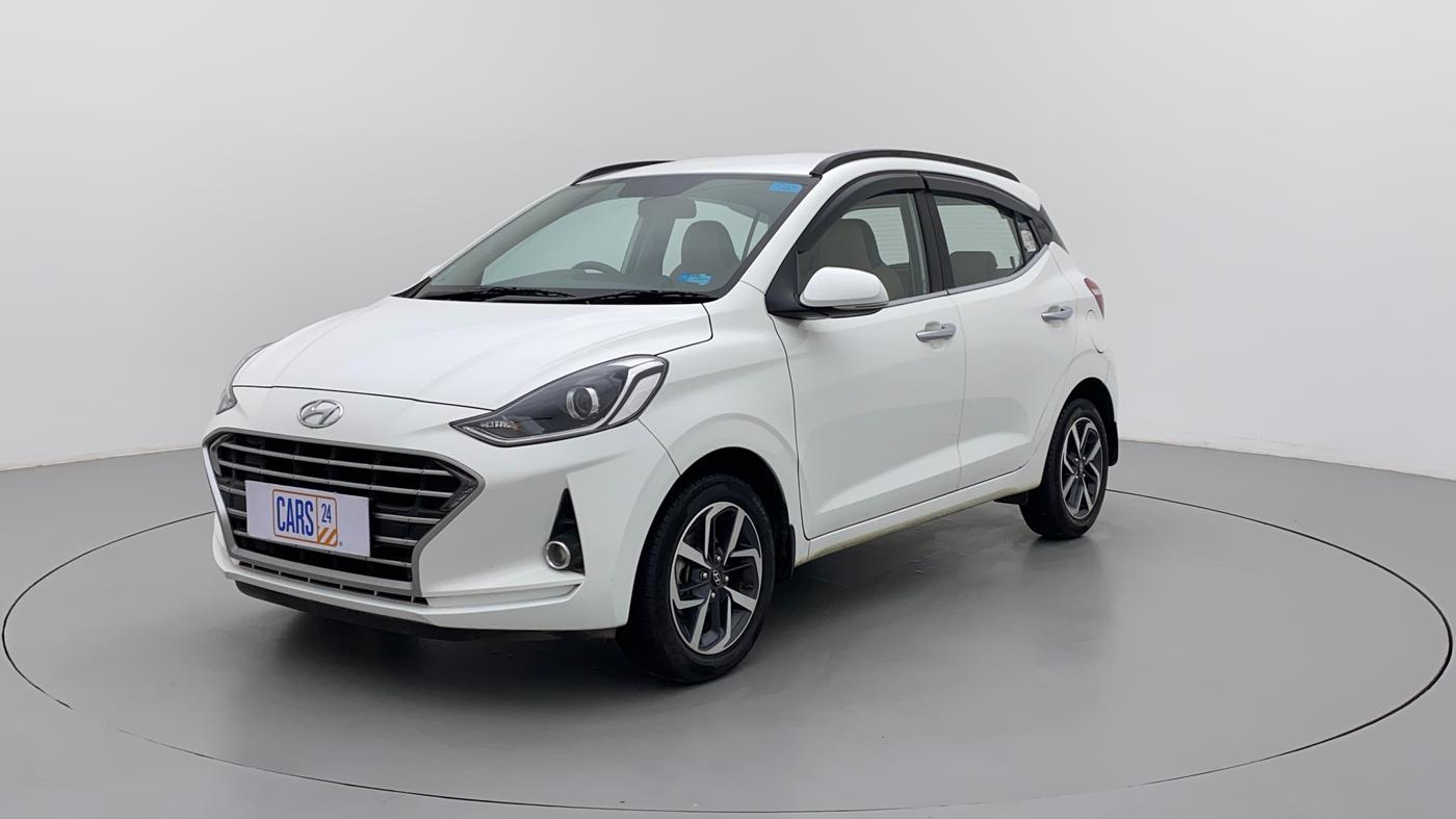 2021 Hyundai GRAND I10 NIOS ASTA AMT 1.2 KAPPA VTVT, Petrol, Automatic, 12,462 km, Left Front Diagonal