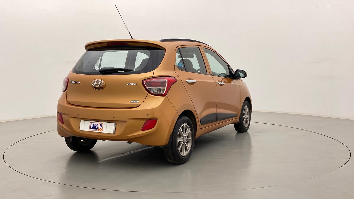 2016 Hyundai Grand i10 ASTA 1.2 (O) VTVT, Petrol, Manual, 66,057 km, Right Back Diagonal