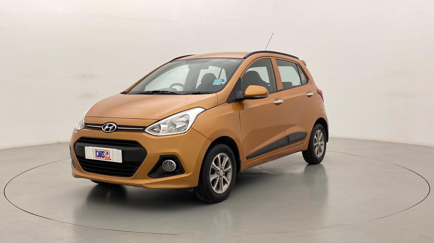 2016 Hyundai Grand i10 ASTA 1.2 (O) VTVT, Petrol, Manual, 66,057 km, Left Front Diagonal