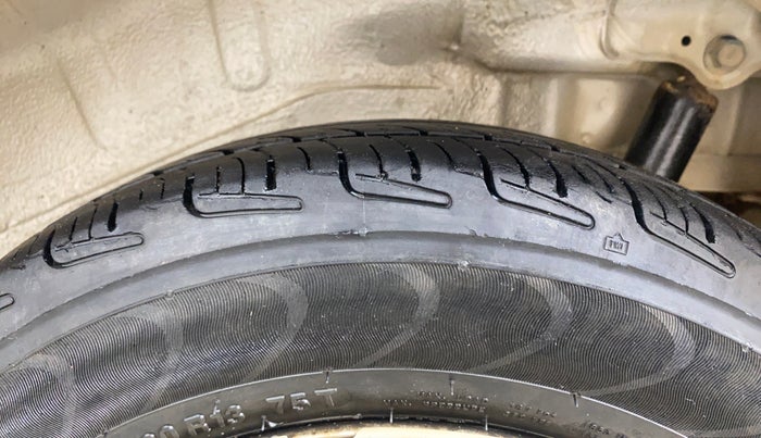 2015 Maruti Wagon R 1.0 LXI, Petrol, Manual, 78,805 km, Left Rear Tyre Tread