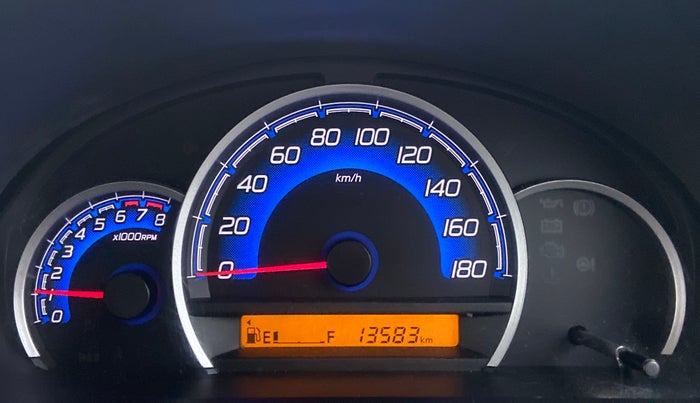 2017 Maruti Wagon R 1.0 VXI, Petrol, Manual, 13,642 km, Odometer Image
