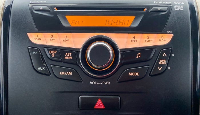 2017 Maruti Wagon R 1.0 VXI, Petrol, Manual, 13,642 km, Infotainment System