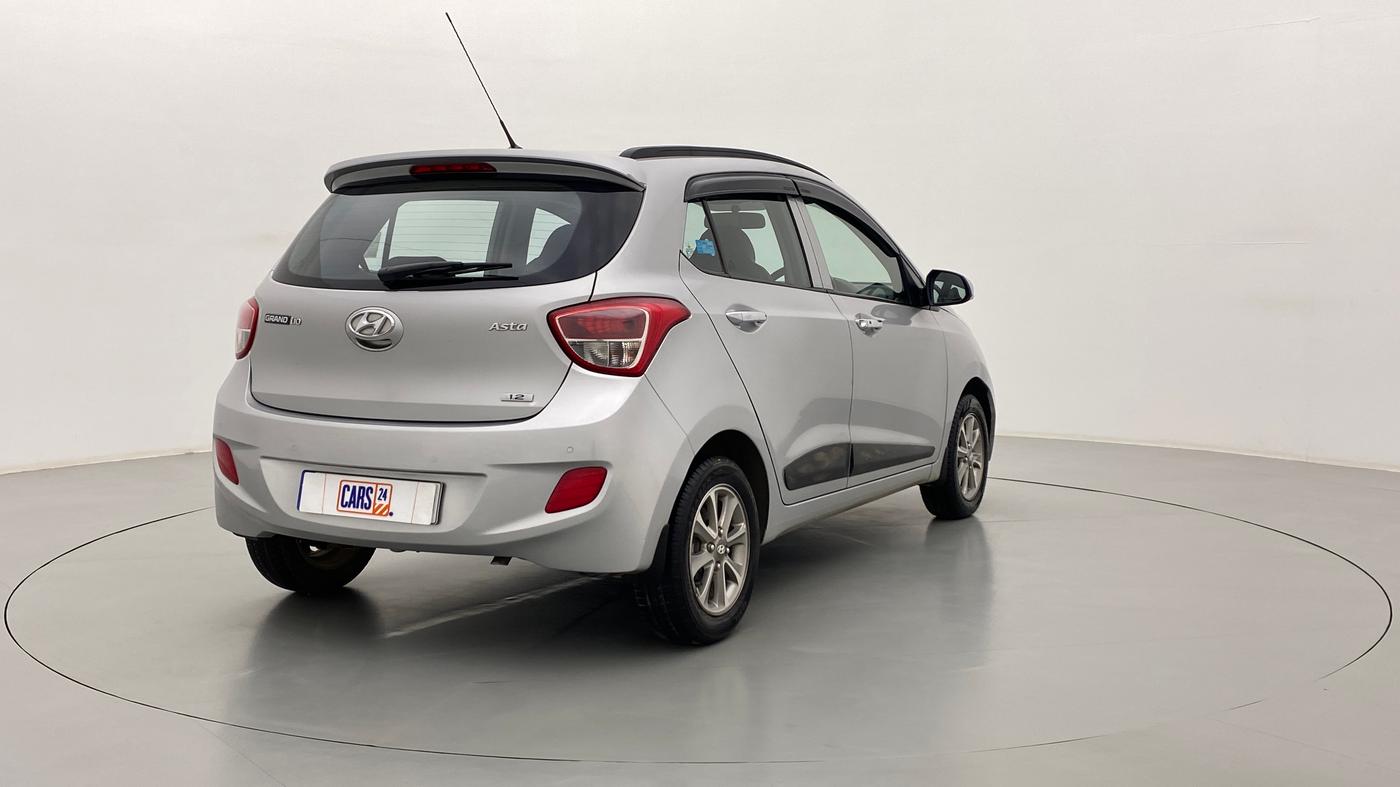 2016 Hyundai Grand i10 ASTA 1.2 (O) VTVT, Petrol, Manual, 27,659 km, Right Back Diagonal