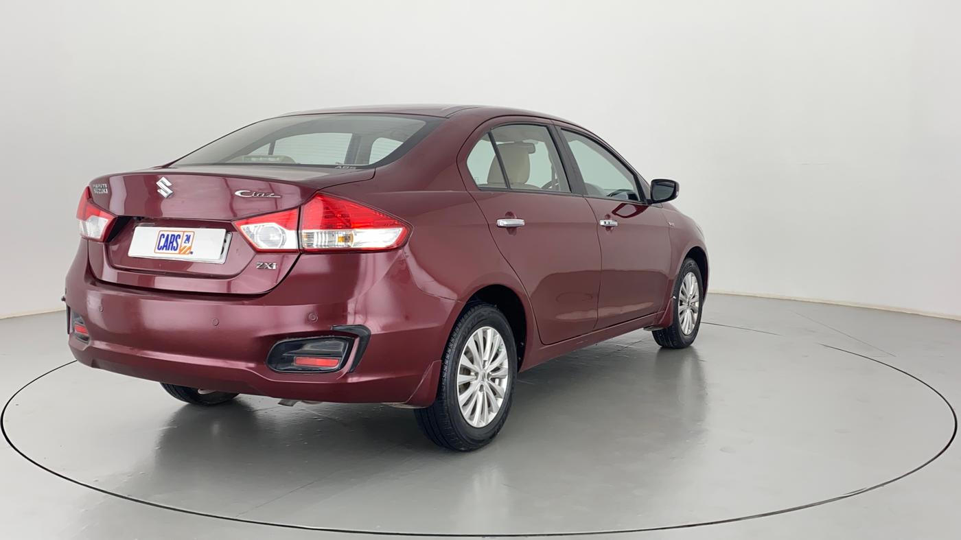 2014 Maruti Ciaz ZXI, Petrol, Manual, 50,071 km, Right Back Diagonal