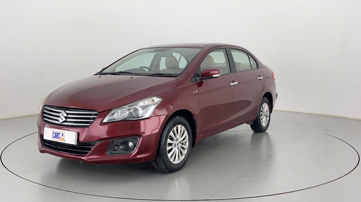 2014 Maruti Ciaz ZXI, Petrol, Manual, 50,071 km, Left Front Diagonal