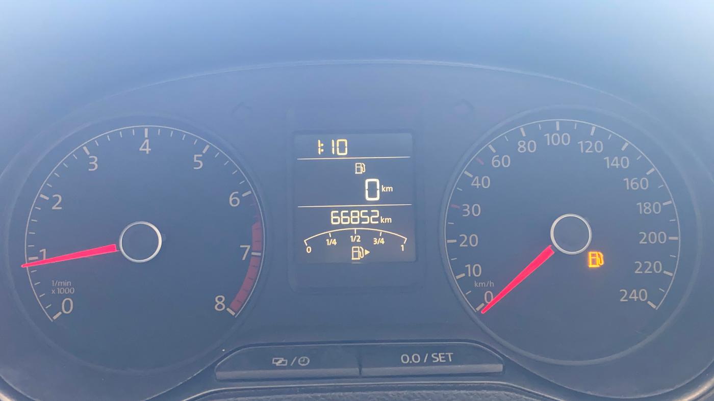 2015 Volkswagen Polo HIGHLINE1.2L, Petrol, Manual, 66,923 km, Odometer Image