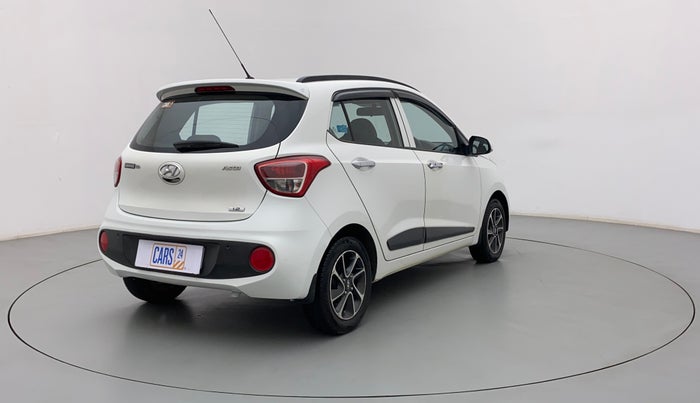 2017 Hyundai Grand i10 ASTA 1.2 KAPPA VTVT, Petrol, Manual, 65,442 km, Right Back Diagonal