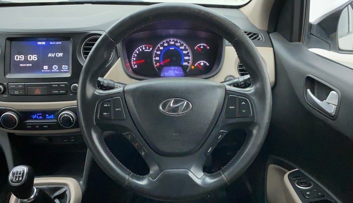 2017 Hyundai Grand i10 ASTA 1.2 KAPPA VTVT, Petrol, Manual, 65,442 km, Steering Wheel Close Up