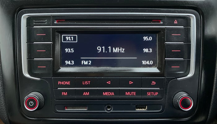 2020 Volkswagen Vento COMFORTLINE 1.0 TSI MT, Petrol, Manual, 62,562 km, Infotainment System