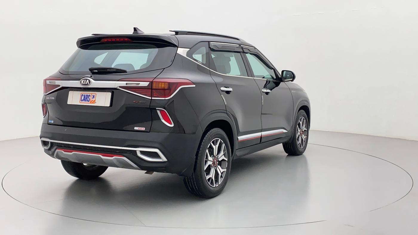 2020 KIA SELTOS 1.4 GTX+ TURBO GDI PETROL AT, Petrol, Automatic, 36,632 km, Right Back Diagonal