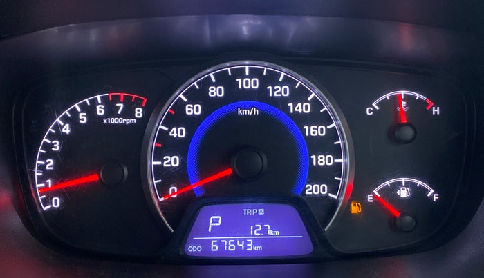 2015 Hyundai Grand i10 ASTA 1.2 AT VTVT, Petrol, Automatic, 67,643 km, Odometer Image