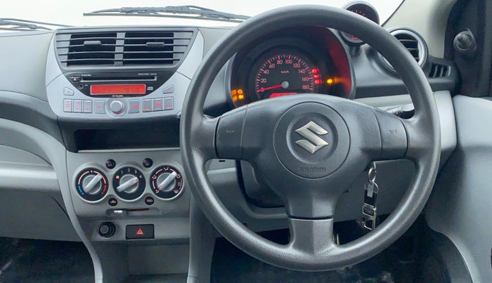2009 Maruti A Star ZXI, Petrol, Manual, 53,119 km, Steering Wheel Close-up
