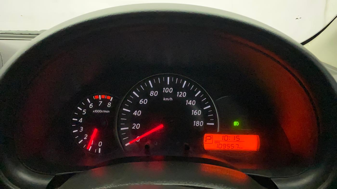 2017 Nissan Micra XV CVT, Petrol, Automatic, 1,09,574 km, Odometer Image