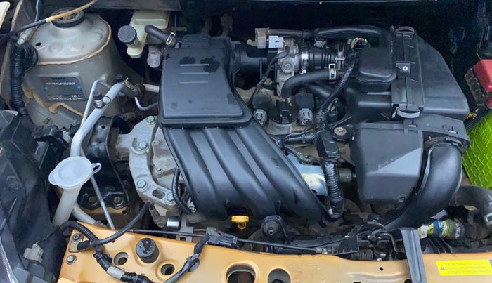 2017 Nissan Micra XV CVT, Petrol, Automatic, 1,09,555 km, Engine View - Right