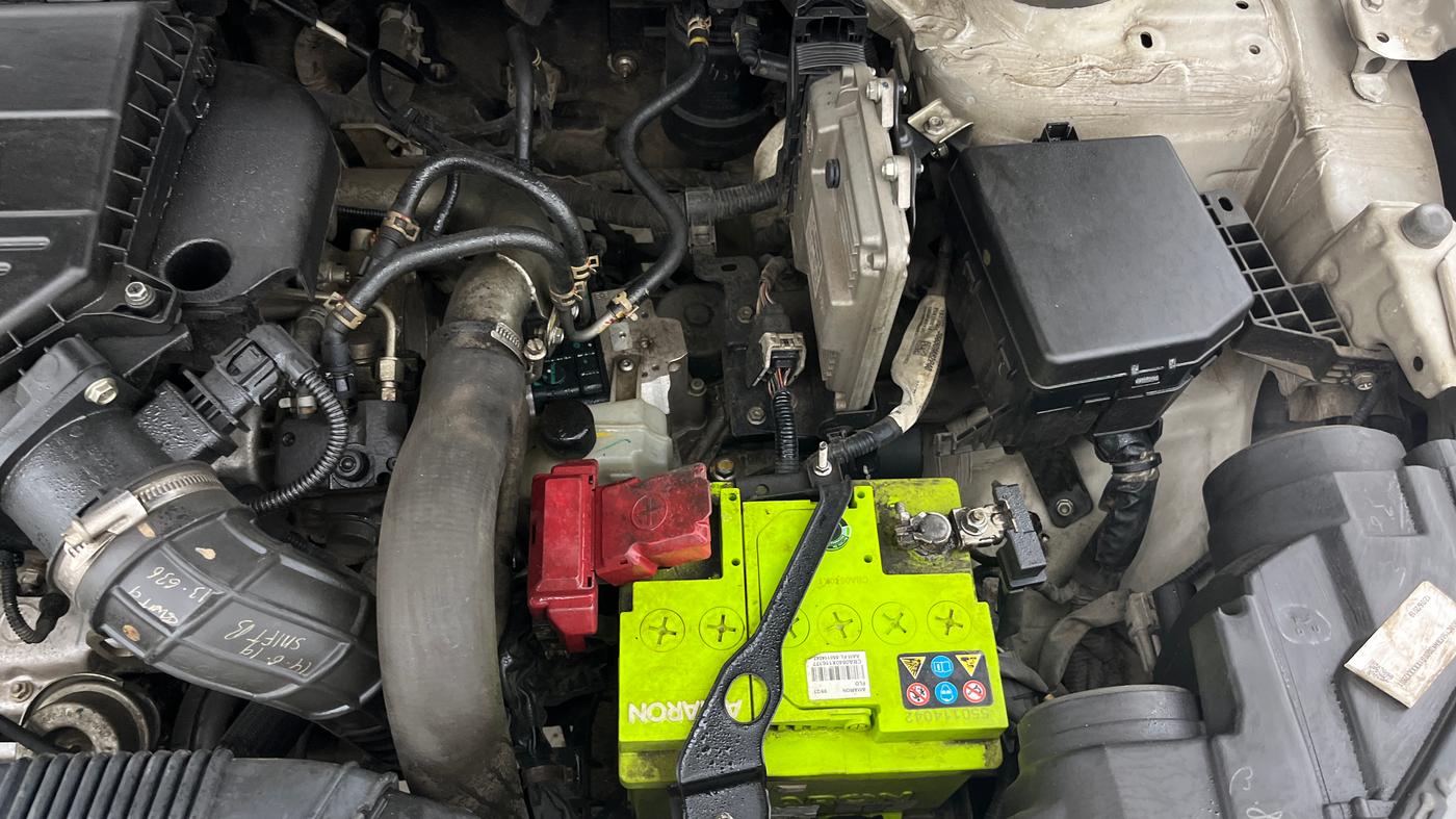 2019 Maruti Vitara Brezza ZDI AMT, Diesel, Automatic, 74,565 km, Engine View - Left