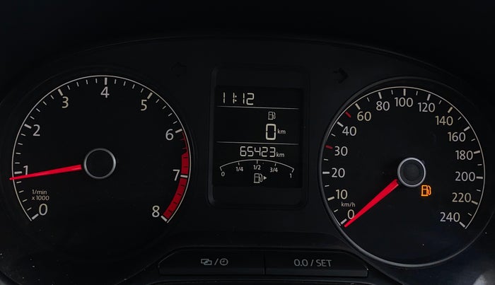 2016 Volkswagen Ameo HIGHLINE1.2L, Petrol, Manual, 65,419 km, Odometer Image