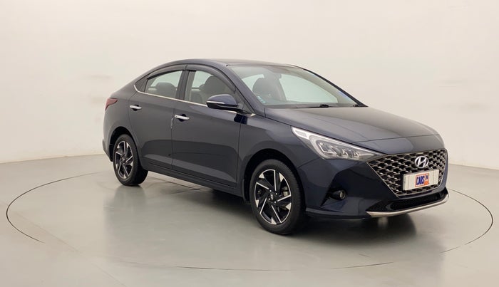 2021 Hyundai Verna SX (O) 1.5 VTVT IVT, Petrol, Automatic, 23,796 km, Right Front Diagonal