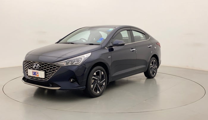 2021 Hyundai Verna SX (O) 1.5 VTVT IVT, Petrol, Automatic, 23,796 km, Left Front Diagonal